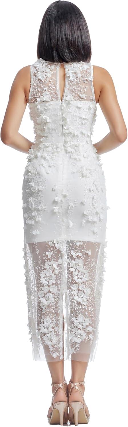 imageDress The Population Womens Helena Bodycon Midi DressWhite