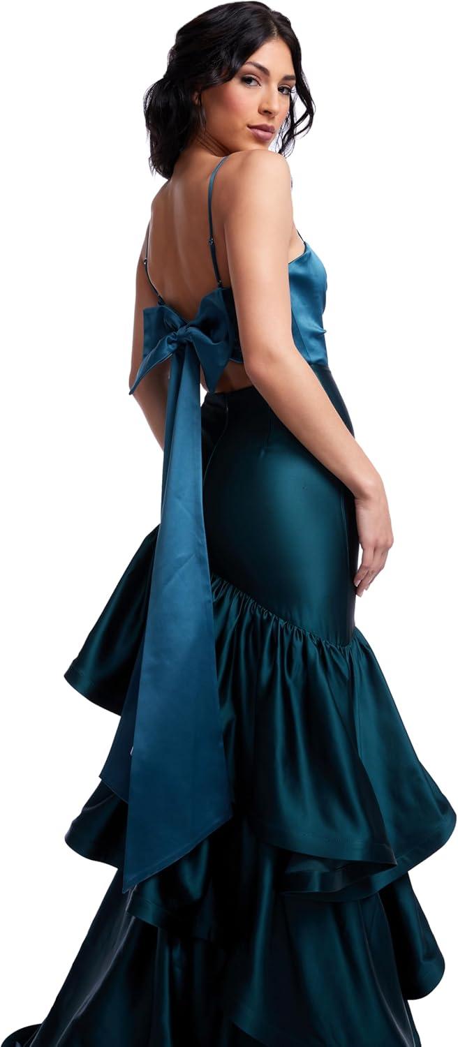 imageDress the Population Womens Clarice Mermaid Maxi DressPine