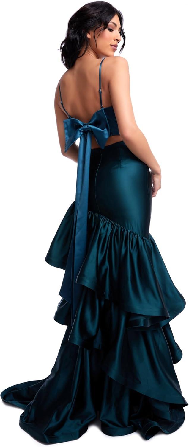 imageDress the Population Womens Clarice Mermaid Maxi DressPine