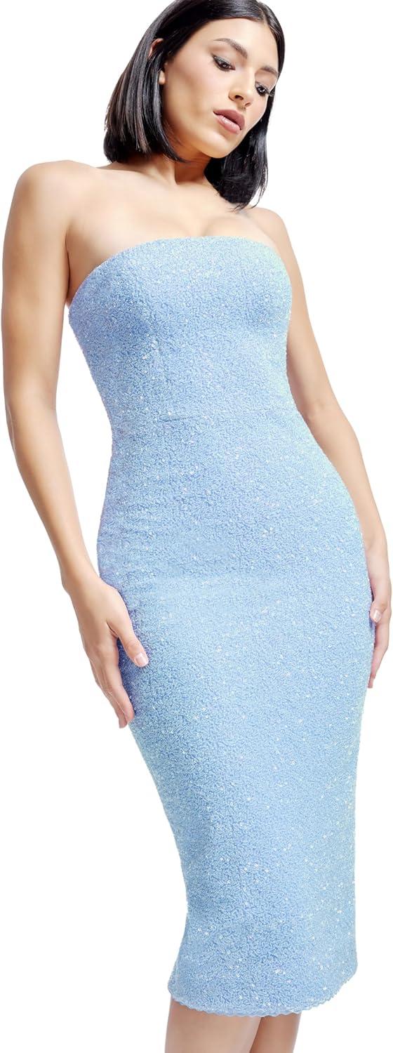 imageDress the Population Womens Viviana Bodycon Midi DressSky