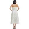 imageDress The Population Womens Briella Fit and Flare Midi DressOffwhite