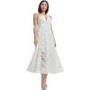 imageDress The Population Womens Briella Fit and Flare Midi DressOffwhite