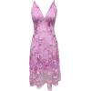 imageDress the Population Womens Audrey Midi Plunging DressLavender