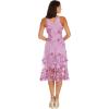 imageDress the Population Womens Audrey Midi Plunging DressLavender
