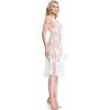 imageDress the Population Womens Audrey Midi Plunging DressOff WhiteNude