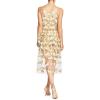 imageDress the Population Womens Audrey Midi Plunging DressSunflowerNude Betsey