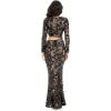 imageDress the Population Womens Candace Mermaid Maxi DressBlacknude