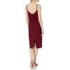 imageDress the Population Womens Alondra Blouson Tank Pencil Skirt Midi DressBurgundy