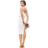 imageDress the Population Womens Alondra Blouson Tank Pencil Skirt Midi DressOffwhite