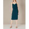imageDress the Population Womens Alondra Blouson Tank Pencil Skirt Midi DressPine