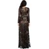 imageDress the Population Womens Ava Fit and Flare Maxi DressBlacknude