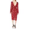 imageDress the Population Womens BodyconSpecial Occasion DressDeep Ruby
