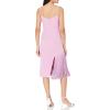imageDress the Population Womens Rory Sleeveless Stretch Midi Sheath Dress with FringeLilac