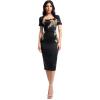 imageDress the Population Womens Terri Bodycon Midi DressBlack
