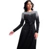 imageDress the Population Womens Acacia Fit and Flare Maxi DressBlacksilver