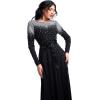 imageDress the Population Womens Acacia Fit and Flare Maxi DressBlacksilver