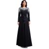 imageDress the Population Womens Acacia Fit and Flare Maxi DressBlacksilver