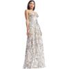 imageDress the Population Womens Daven Fit and Flare Maxi DressGold Multi