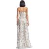 imageDress the Population Womens Daven Fit and Flare Maxi DressGold Multi