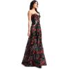 imageDress the Population Womens Daven Fit and Flare Maxi DressRouge Multi
