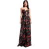 imageDress the Population Womens Daven Fit and Flare Maxi DressRouge Multi