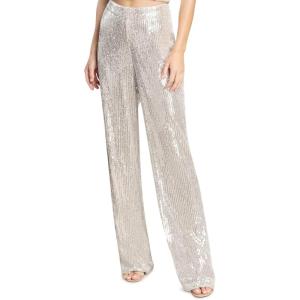 imageDress the Population Womens Dina Sequin Classic PantSliver
