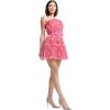 imageDress The Population Womens Petra Fit and Flare Mini DressRaspberry Multi