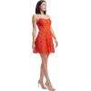 imageDress The Population Womens Ayla Fit and Flare Mini DressRed