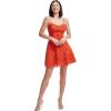imageDress The Population Womens Ayla Fit and Flare Mini DressRed
