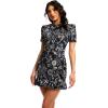 imageDress The Population Womens Brittany Bodycon Mini DressNavy Multi
