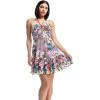imageDress The Population Womens Trixie Fit and Flare Mini DressBlush Multi