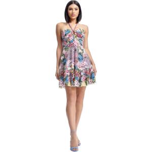 imageDress The Population Womens Trixie Fit and Flare Mini DressBlush Multi