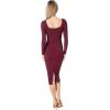 imageDress The Population Womens Sonia Bodycon KneeLength DressSpecial Occasion DressGarnet