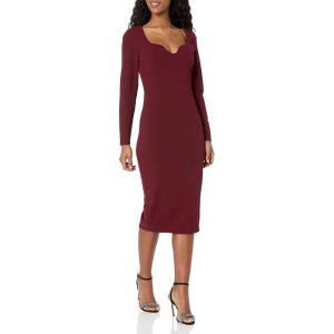 imageDress The Population Womens Sonia Bodycon KneeLength DressSpecial Occasion DressBurgundy