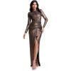 imageDress The Population Womens Romera Shift Maxi DressBronze