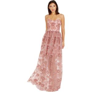 image:imageDress The Population Womens Audrina Fit and Flare Maxi DressMauve Multi