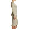 image:imageDress The Population Womens Emery Long Sleeve Stretch Sequin Midi Sheath Ddr147Taupe