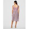 image:imageDress The Population Womens Haley Fit and Flare Midi DressBright Magenta Multi