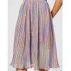 image:imageDress The Population Womens Haley Fit and Flare Midi DressBright Magenta Multi