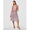 image:imageDress The Population Womens Haley Fit and Flare Midi DressBright Magenta Multi