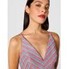 image:imageDress The Population Womens Haley Fit and Flare Midi DressBright Magenta Multi