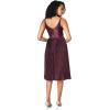 image:imageDress The Population Womens Haley Fit and Flare Midi DressFuchsia Multi