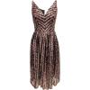 image:imageDress The Population Womens Haley Fit and Flare Midi DressRaspberry Multi
