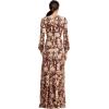 image:imageDress The Population Womens Joni Mermaid Maxi DressMocha Multi