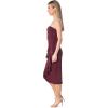 image:imageDress The Population Womens LIV Bodycon Midi DressBurgundy
