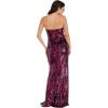 image:imageDress The Population Womens Nikita Mermaid Maxi DressFuchsia Multi
