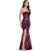 image:imageDress The Population Womens Nikita Mermaid Maxi DressFuchsia Multi
