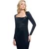 image:imageDress The Population Womens Pamela Bodycon Midi DressBlack