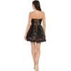 image:imageDress The Population Womens Sasha Fit and Flare Mini DressBlacknude