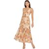 image:imageDress The Population Womens Sierra Fit and Flare Midi DressAmber Multi